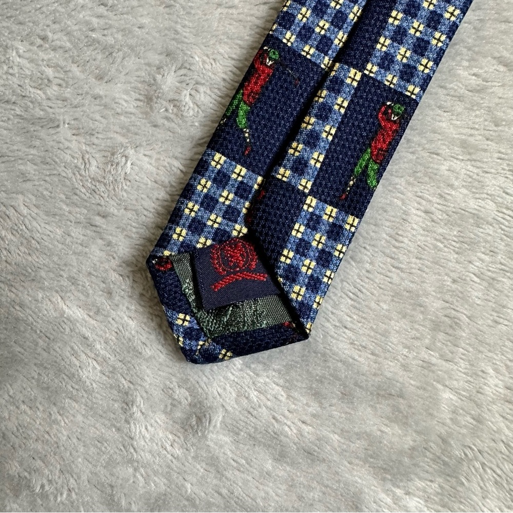 Vintage Tommy Hilfiger Golf Tie Men’s 100% Silk Made in USA - Picture 4 of 8